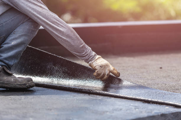 Professional Crawl Space Encapsulation technician working in Macatawa, MI